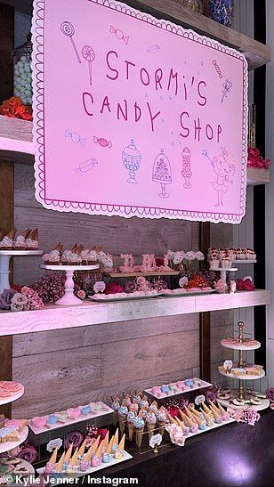 Kylie Jenner Instagram, Third Birthday Party, Candyland Party, World Party, Third Birthday, 3rd Birthday Parties, Candy Shop, Daughter Birthday, Baby Birthday