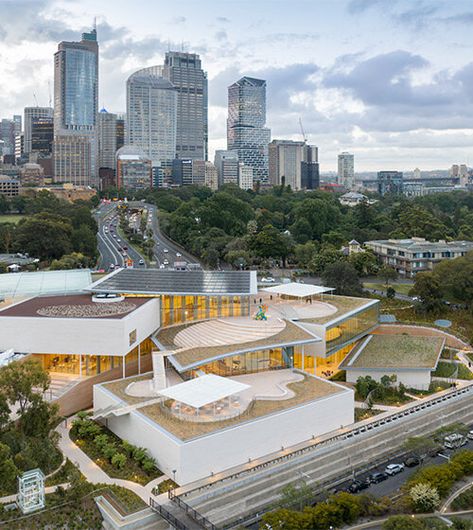 sydney modern art gallery expansion by SANAA opens to the public Time Based Art, Neo Classical Architecture, Ryue Nishizawa, Galleria D'arte, Kensington Gardens, Kagawa, Cultural Architecture, Takashi Murakami, Shiga