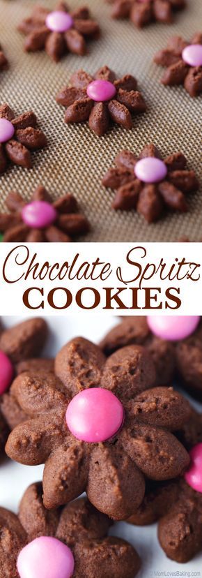 Christmas Spritz, Chocolate Spritz Cookies, Cookie Press Recipes, Spritz Cookie, Spritz Cookie Recipe, Ladies Tea, Spritz Cookies, Cookie Press, Cookies Chocolate