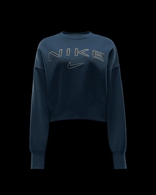 Nike Sportswear Phoenix Fleece Women's Over-Oversized Crew-Neck Logo Sweatshirt Nike Sportswear Phoenix Fleece, Sweatshirt Nike, Luxury Loungewear, Loungewear Luxury, Logo Sweatshirt, Black Style, Winter Wear, Nike Sportswear, Black Fashion