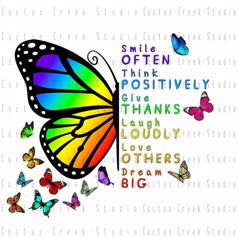 Butterflies Classroom, Rainbow Butterflies, Butterfly Png, Rainbow Quote, Butterfly Quotes, Rainbow Butterfly, Bag Ideas, Affirmation Cards, Uplifting Quotes