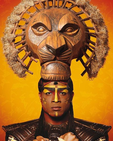 It's #WorldLionDay! Always remember your Pride. ❤️ Lion King Mask, Mufasa Lion King, Mascara Papel Mache, Theatre Camp, Lion King Play, King Mask, African Makeup, World Lion Day, Lion King Costume