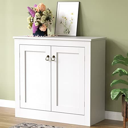 Amazon.com: Cozy Castle White Storage Cabinet, Free Standing Buffet Cabinet with Storage, Accent Cabinet with Doors and Shelves, Sideboard for Kitchen, Entryway or Hallway : Home & Kitchen Cozy Castle, Castle White, White Storage Cabinets, Cabinet With Doors, Modern Buffet, Office Storage Cabinets, Wood Storage Cabinets, White Storage, Kitchen Entryway