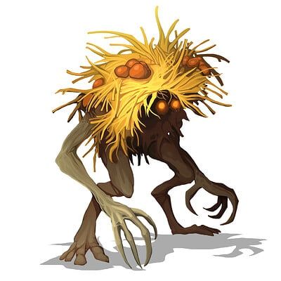 ArtStation - Olekzandr Zahorulko Dnd Awakened Shrub, Awakened Shrub, Creatures Reference, Dnd Halloween, Singing Monsters, D D Monsters, Creature Artwork, Dnd Monsters, Fantasy Beasts