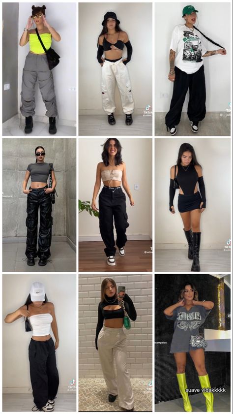 Concert Outfit Ideas Street Style, Music Event Outfit Ideas, Baddie Streetwear Outfits Concert, Latina Concert Outfit Ideas, Trap Outfits Style, Concert Inspo Outfit Baddie, Trap Bad Bunny Outfits, Baddie Outfits Festival, Bad Bunny Concert Outfit Ideas 2024