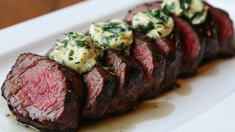 Smoked Elk Backstrap with Herb Butter Elk Backstrap Recipes, Elk Backstrap, Ultimate Chili Recipe, Backstrap Recipes, Luscious Recipes, Elk Recipes, Herb Butter Recipe, Special Occasion Dinner, Infused Butter