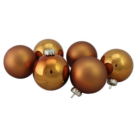 Glass Christmas Balls, Glass Ball Ornaments, Ornament Box, Copper Glass, Ornament Hooks, Silver Ornaments, Christmas Ornament Sets, Metal Hangers, Christmas Ball