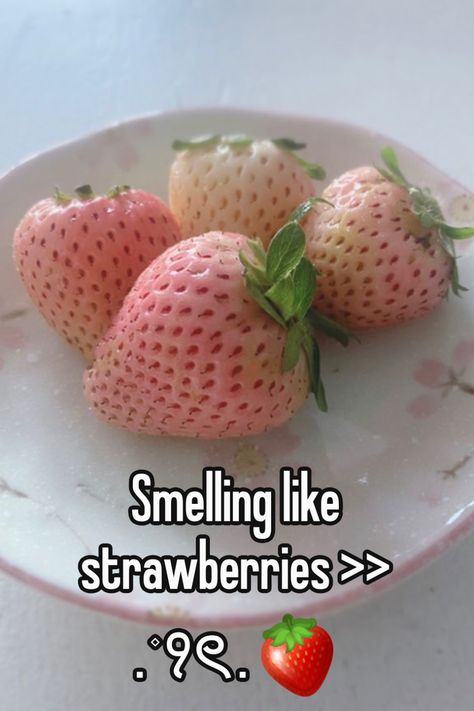 #whisper #strawberries Strawberry Shortcake Whisper, Strawberry Whisper, Horimiya Whisper, Kawaii Whisper, True Things, My Diary, Pretty When You Cry, Girlblogging Whispers, Literally Me