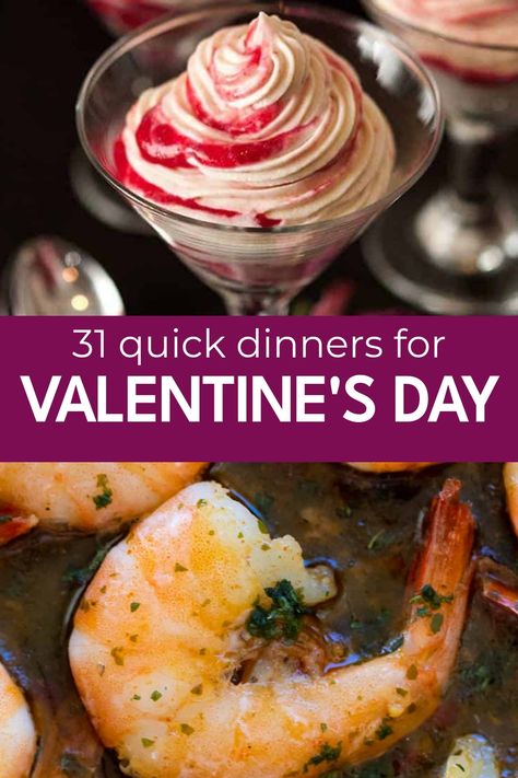 Looking to plan the perfect Valentine's dinner? Get inspired with these romantic and delicious Valentine's dinner ideas that will impress your special someone. Whether you prefer a cozy night in or a fancy restaurant, find the ideal recipe or restaurant recommendation to make this Valentine's Day memorable. From decadent desserts to savory main courses, create an unforgettable experience with these curated Valentine's dinner ideas. Celebrate love and connection over a candlelit meal that will se Valentine Steak Dinner Ideas, Valentine’s Day Meals For Couples, Valentines Entree Ideas, Valentines Dinner For Family At Home, Valentines Dinner For Two Romantic, Valentine Meals For A Crowd, Valentines Dinner Party Food, Valentine S Day Dinner, Valentine Meal Ideas Romantic Dinners