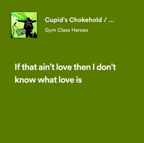 Cupids Chokehold Spotify, Cupids Chokehold Aesthetic, Matching Lyrics, Cupids Chokehold, Breakfast Song, Breakfast In America, Lovely Lyrics, Music Recs, Gym Class Heroes