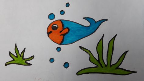 How to Draw a fish in the pond tutorial has easy step by step instructions or video tutorial. ... This simple, step-by-step illustrated drawing tutorial is by far one of the easiest you'll .... .If you Like my videos then please subscribe my channel Draw A Fish, Kids Corner, The Pond, Easy Kids, Easy Step, Step By Step Instructions, Video Tutorial, Drawing Tutorial, Easy Drawings