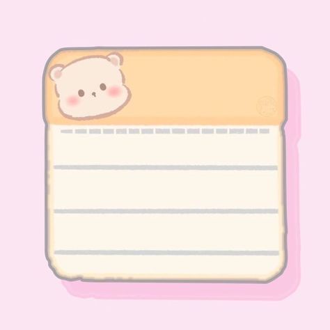 Cute Note Icon, Notes Icons Aesthetic, Apps Kawaii, Notes App Icon, Bear App, Notes Icon, Bear Icon, Kawaii App, Icon Iphone