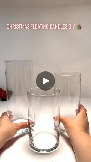 1.7K views · 55 reactions | Christmas Floating Candles DIY #Christmas #candles #joy #peace #christmasdecor #diy #HolidaySeason | Luxe Travel and Excursions How To Make Floating Candles Diy, Floating Christmas Decorations, Floating Candles Christmas, Christmas Floating Candles, Floating Candle Centerpieces Diy, Diy Christmas Candles, Centerpiece With Floating Candles, Snow In Love, Floating Centerpieces