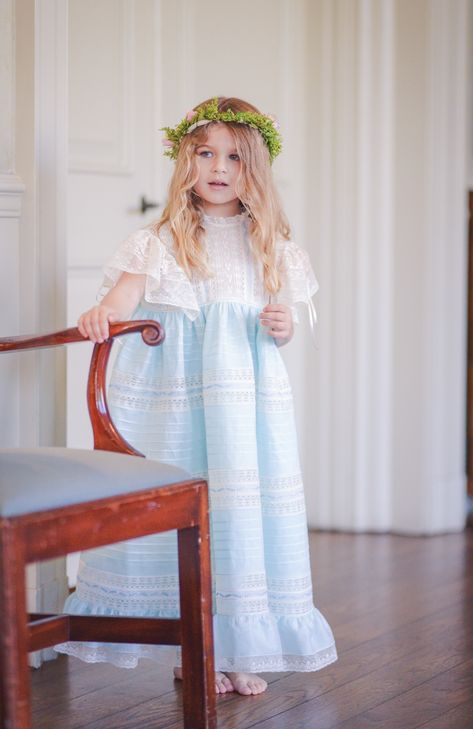 Easter dress, heirloom, Swiss batiste, French lace, heirloom sewing, antique lace, embroidered insertion Heirloom Dresses For Girls Children, Easter Dresses, Heirloom Dresses, 1st Communion, Heirloom Sewing, Dresses For Girls, Easter Dress, Designs For Dresses, Antique Lace