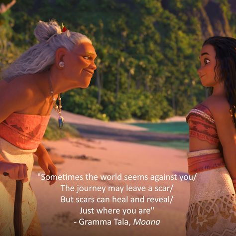 Moana Quotes, Gramma Tala, Life Quotes Disney, Best Disney Quotes, Beautiful Disney Quotes, Cute Disney Quotes, Princess Quotes, Animation Quotes, Disney Princess Quotes