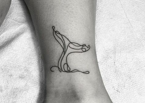 Minimal Whale Tattoo, Whale Tale Tattoo Simple, Line Whale Tattoo, Dolphin Tail Tattoo, Whale Tale Tattoo, Whale Tail Tattoo, Lil Tattoos, Archer Tattoo, Any Drawing