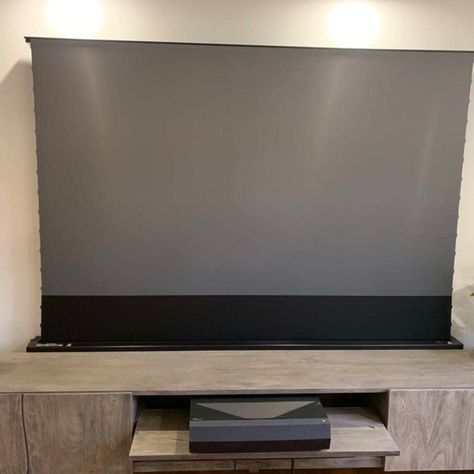 Movie nights just got upgraded.
new 4K ultra short throw laser floor rising projector screen
#HomeAV #HomeCinema #BigScreen #movies #TVShow Projector Shelf Ideas, Projector Cabinet, Projector Shelf, Floor Screen, Theater Design, Tv Bench, Diy Shorts, Projection Screen, Home Theater Design