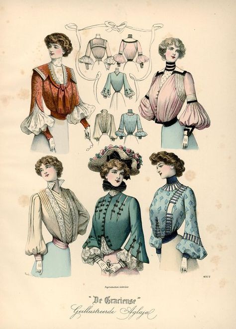 1902 Fashion, Edwardian Era Fashion, 1900s Fashion, 20th Century Fashion, Old Dresses, Victorian Clothing, Old Fashion, Edwardian Era, Edwardian Fashion