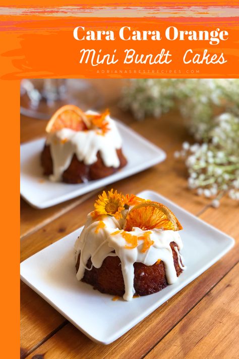 Orange Sponge Cake, Bundt Cake Pan, Mini Bundt Cakes, Best Cake Recipes, Dessert Cake Recipes, Orange Cake, Party Desserts, Ice Cream Sandwich, Bundt Cake