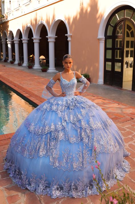 Blue butterfly quinceanera theme