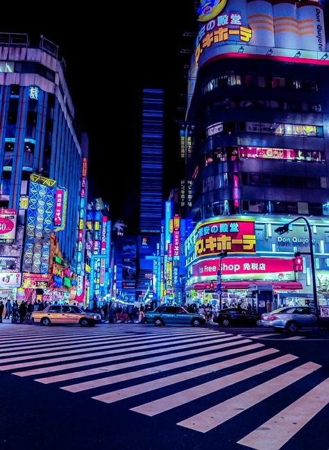 Shibuya Night Aesthetic, Japan Background Aesthetic, Tokyo Night Aesthetic, Japan City Night, Tokyo Background, Japan At Night, Tokyo At Night, Ville Cyberpunk, Wallpaper City