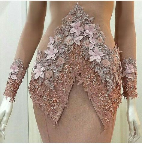 Kebaya Lace, Baju Kahwin, Kebaya Dress, فستان سهرة, Couture Details, Couture Dresses, Fashion Details, Hijab Fashion, African Fashion