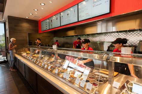 Big Snacks, Panda Express, Custom Wraps, Fast Casual, Tea Bar, Better Homes And Garden, Orange Chicken, Restaurant Interior Design, Chinese Restaurant