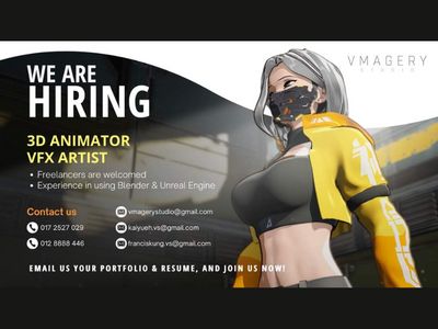 Freelance job openings at Vmagery Studio for the positions of 3D Animator & VFX Artist. Experience in using Blender & Unreal Engine. The post Freelance job openings for 3D Animator & VFX Artist appeared first on Animation and VFX Jobs. Wfh Jobs, 3d Animator, Artist Resume, Vfx Artist, Wfh Job, Artist Cv, Portfolio Resume, We Are Hiring, Unreal Engine