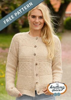 Winter Knitting Patterns, Fall Knitting Patterns, Cable Knit Sweater Pattern, Ladies Cardigan Knitting Patterns, Knitted Jackets Women, Cardigan Knitting Patterns, Aran Knitting Patterns, Ladies Cardigan, Knit Cardigan Pattern