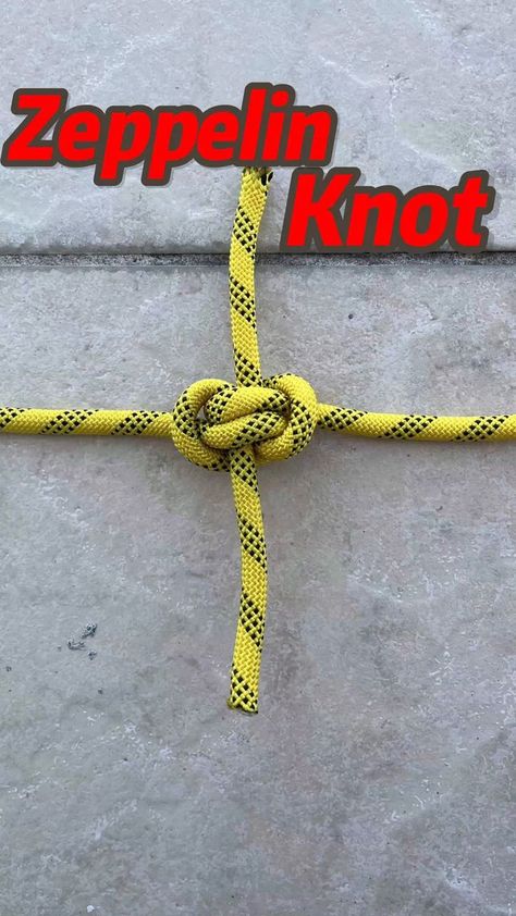 Double Fishermans Knot Tutorials, Zeppelin Bend Knot, Ending Macrame Knot, Quick Release Knot Horses, Macrame Ending Knot, Knots Guide, Overhand Knot, Bend, Zeppelin