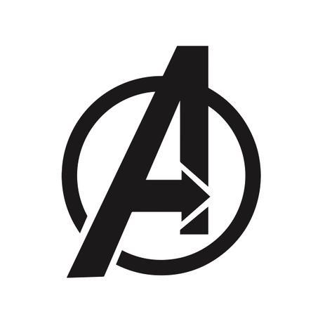 Avengers Logos Symbols, Silhouette Cakes, Avengers Decals, Logo Avengers, Avengers Symbols, Movies Family, Superhero Stickers, Avengers Tattoo, Superhero Images