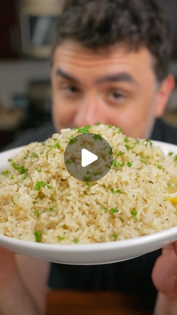 Matthew Augusta on Instagram: "Greek Style Rice! #ricedishes #ricerecipe #sidedishrecipe 

Written Recipes On: matthewaugusta.com" How To Make Greek Rice, Medditeranean Rice, Herbed Rice Recipes, Asparagus Rice Recipes, Jasmin Rice Recipes, Herb Rice Recipes, Savory Rice Recipes, Rice Recipes For Dinner Side Dishes, Vegetable Rice Recipes