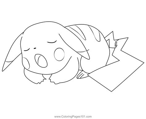 Lazy Pikachu Coloring Page Pikachu Colouring In, Pikachu Printable, Pikachu Drawing Sketch, Cartoon Line Art, Pokémon Colouring, Jolteon Coloring Page, Pichu Coloring Page, Pikachu Coloring, Pikachu Coloring Page