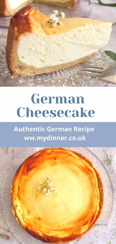 German Baked Cheesecake, Easy German Recipes Desserts, German Desserts Easy Simple, German Cheesecake Authentic, German Authentic Recipes, German Cakes Traditional, German Food Recipes Authentic, German Desserts Authentic, German Recipes Traditional