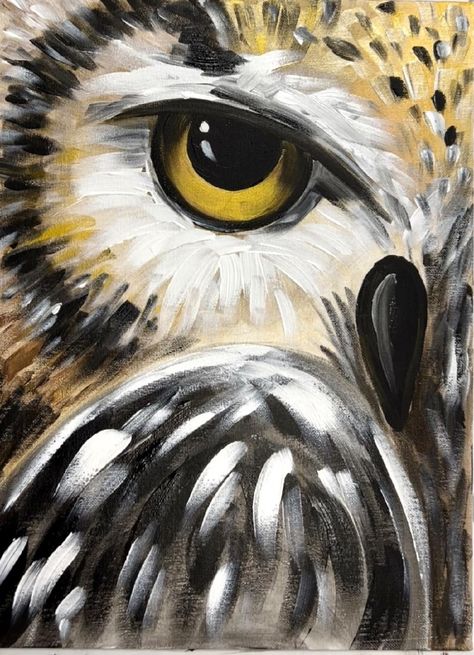 Up Painting, Paint And Sip, Diy Canvas Art Painting, Mini Canvas, Barn Owl, Diy Canvas Art, Diy Canvas, Birds Painting, Canvas Art Painting