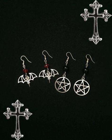 GOTH EARRINGS price: 350 Goth Earrings