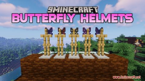 Butterfly Minecraft Build, Minecraft Textures, Minecraft Games, Minecraft Builds, Minecraft Building, Minecraft Mods, Minecraft Designs, Texture Packs, Cute Butterfly