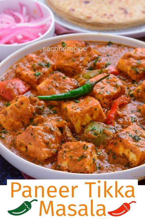 Panner Curry Indian Dishes, Indian Veg Main Course Dishes, Special Foods Recipes, Creamy Paneer Recipe, Panner Tikka Masala Recipe, Indian Main Course Vegetarian, Paneer Curry Recipes Indian Dishes, Indian Main Course Recipes, Veg Paneer Recipes