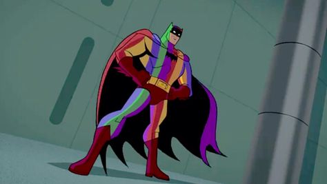 Batman Brave And The Bold, Animated Batman, Rainbow Costume, Rainbow Costumes, Brave And The Bold, King Photo, Best Jokes, Nerdy Things, Detective Comics