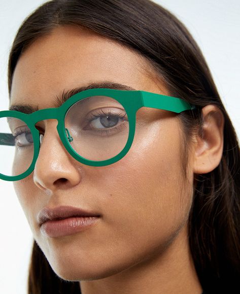 Etnia Barcelona > Eyewear > BRUT10 O GR Funky Eyeglasses, Funky Glasses, 2024 Outfits, Eyewear Brand, See The World, Eyeglasses For Women, Woman Colour, Style Board, Spectacles