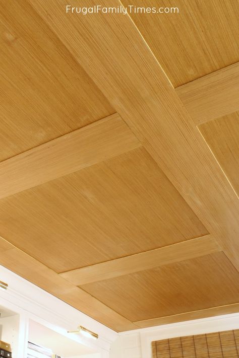 Ceiling Alternatives, Basement Ceiling Options, Plywood Ceiling, Low Ceiling Basement, Ceiling Options, Basement Guest Rooms, Faux Brick Walls, Wooden Ceiling, Basement Windows