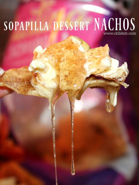 ~Sopapilla Dessert Nachos! Luau Dessert Ideas, Pialla Recipes, Desert Nachos, Sopapilla Dessert, Cheesecake Nachos, Tostitos Recipes, Dessert Nachos Recipe, Rockcrok Recipes, Dessert Tacos