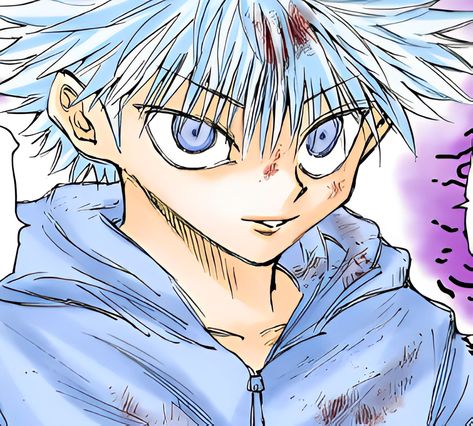 Killua Pfp Manga, Killua Manga Colored, Killua Pfp, Ninja Art, Hxh Characters, Anime Eye Drawing, Hunter Anime, Gundam Art, Bleach Anime