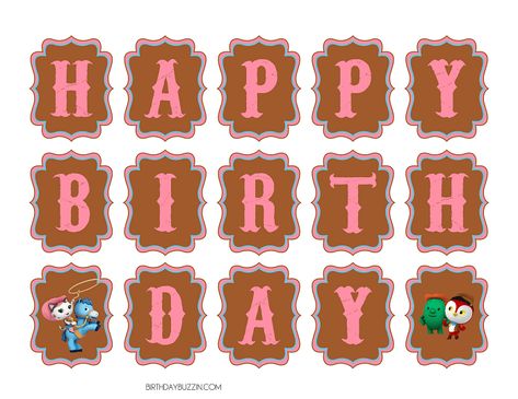 Free Printable Sheriff Callie Birthday Banner | Birthday Buzzin Sheriff Callie Birthday Party, Wild West Birthday Party, Sheriff Callie Birthday, Sheriff Callie's Wild West, Party Banner Template, Wild West Birthday, Sheriff Callie, Western Birthday Party, Horse Birthday Parties