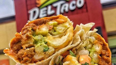 Del Taco Green Sauce Recipe, Del Taco Beans Recipe, Del Taco Copycat Recipes, Del Taco Secret Sauce, Del Taco Secret Sauce Recipe, Green Sauce Recipe, Secret Sauce Recipe, Bean And Cheese Burrito, Taco Burger