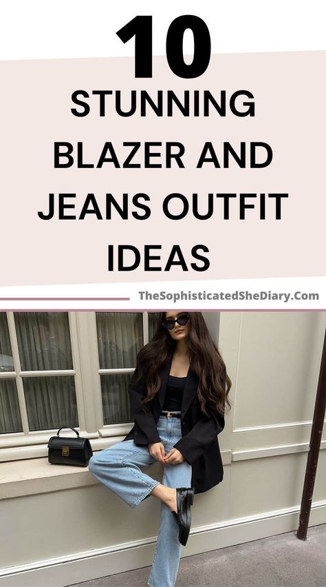 Elevate your style game with these cool ways to style jeans with blazers! From casual chic to polished looks, discover effortless outfit ideas that work for any occasion. Perfect for workdays or weekend outings! Click through to read the complete guide. Ways To Style Jeans, How To Wear Blazer, Ways To Wear A Blazer, Off Duty Model Look, How To Wear Jeans, How To Wear Blazers, Effortless Outfit, Effortlessly Chic Outfits, Current Fashion Trends