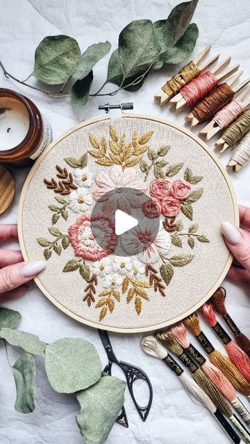 5 inch PDF pattern + full video tutorial Advanced Embroidery, Pdf Pattern, Hand Embroidery, Embroidery, Pattern