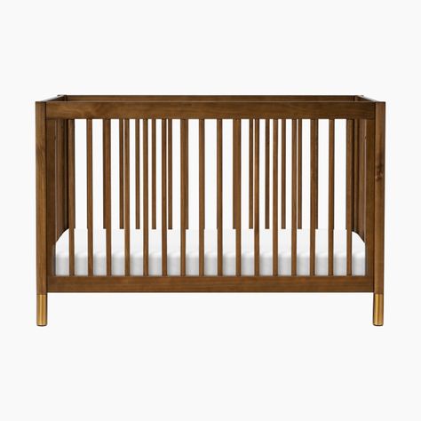 Gelato Mini Crib, Wooden Crib, Matching Dressers, Nursery Nook, Small Space Nursery, Baby Cribs Convertible, Crib Rail, Stylish Nursery, Space Nursery