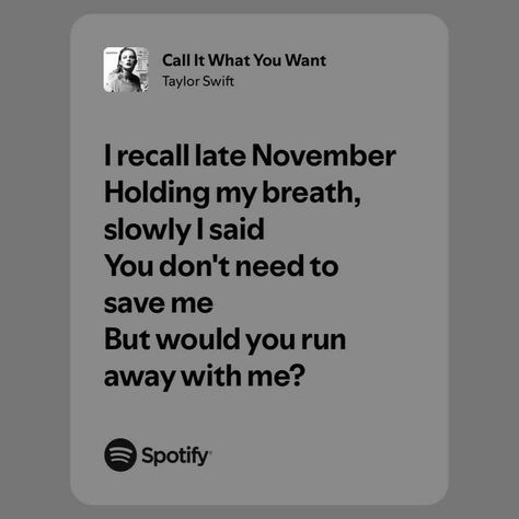 Call It What You Want Call It What You Want Lyrics, Taylor Swift Call It What You Want, Call It What You Want Taylor Swift, November Songs, Taylor Swift 2017, Taylor Swift Song Lyrics, Late November, Spotify Lyrics, Taylor Swift Songs