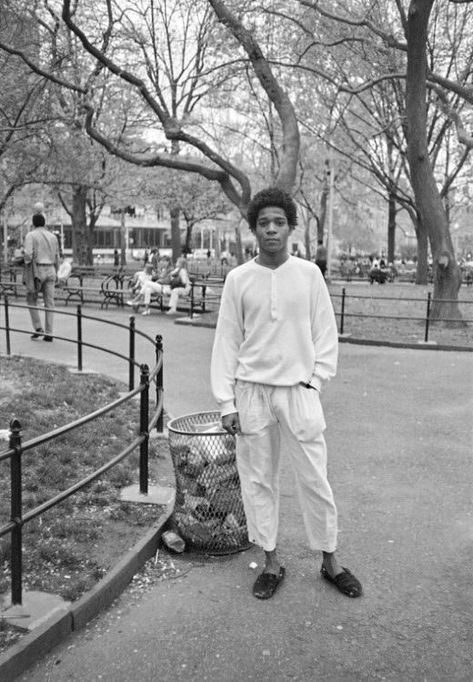 Basquiat Fashion, Jean Basquiat, Basquiat Style, Jm Basquiat, Jean Michel Basquiat Art, Basquiat Art, Michel Basquiat, Art Advisor, Washington Square Park